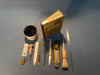 Blankobuch "Whistler" mit Goldschnitt, großem Werkzeugset und Block-Leim