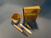 Blankobuch "Whistler" mit Goldschnitt, kleinem Werkzeugset und Kaschier-Leim