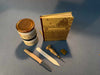 Blankobuch "Whistler" mit Goldschnitt, kleinem Werkzeugset, Kaschier- und Block-Leim