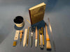 Blankobuch "Whistler" mit Naturschnitt, großem Werkzeugset und Block-Leim
