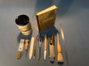 Blankobuch "Whistler" mit Naturschnitt, großem Werkzeugset und Kaschier- und Block-Leim