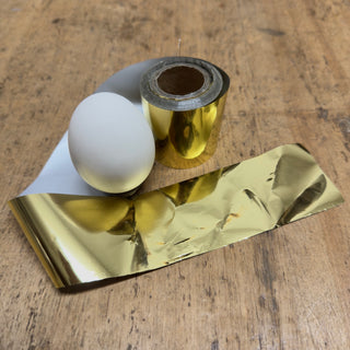 Heißprägefolie 0028 / Gold 220 / 4,5 cm breit (Restposten)