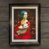 Die Dame mit dem Opossum (ohne Rahmen)