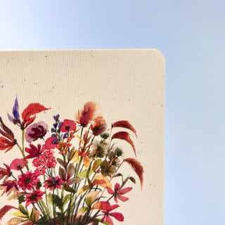 Postkarte  >Herbstvase<