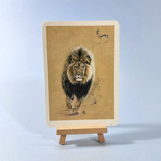 Postkarte >Löwe<