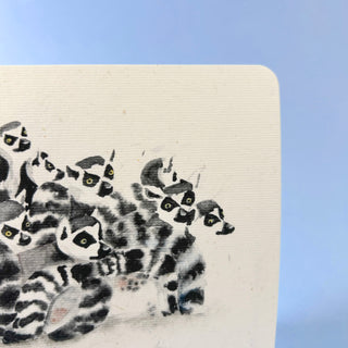 Postkarte >Lemuren<