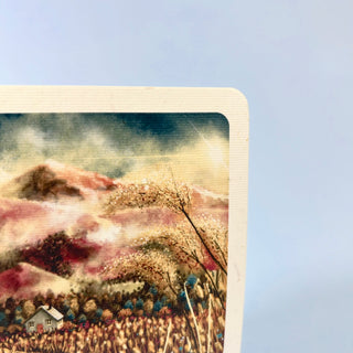 Postkarte  >Haus im Kornfeld<