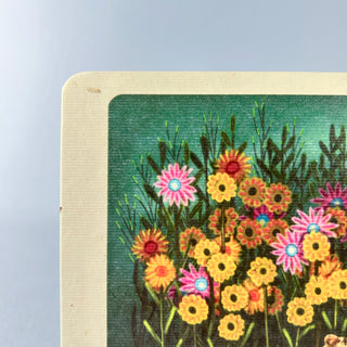 Postkarte  >Hamster in Blumenwiese<