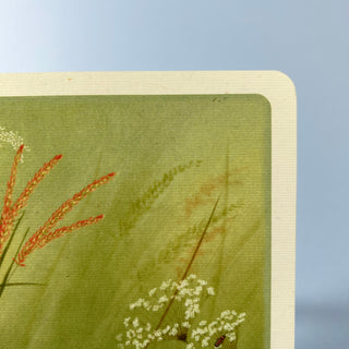 Postkarte  >Schwarzkehlchen“