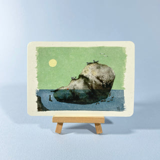 Postkarte  >Felsen Robben<
