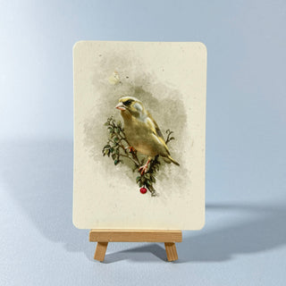 Postkarte  >Grünfink< (2)